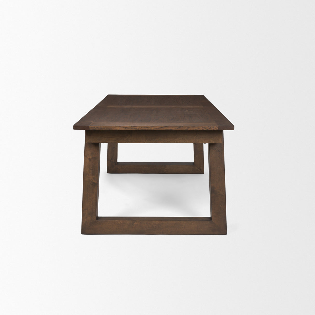 Takota Dark Brown Rectangular Oak Wood w/ Birch Wood Legs Extendable Dining Table from Mercana - Luna Furniture