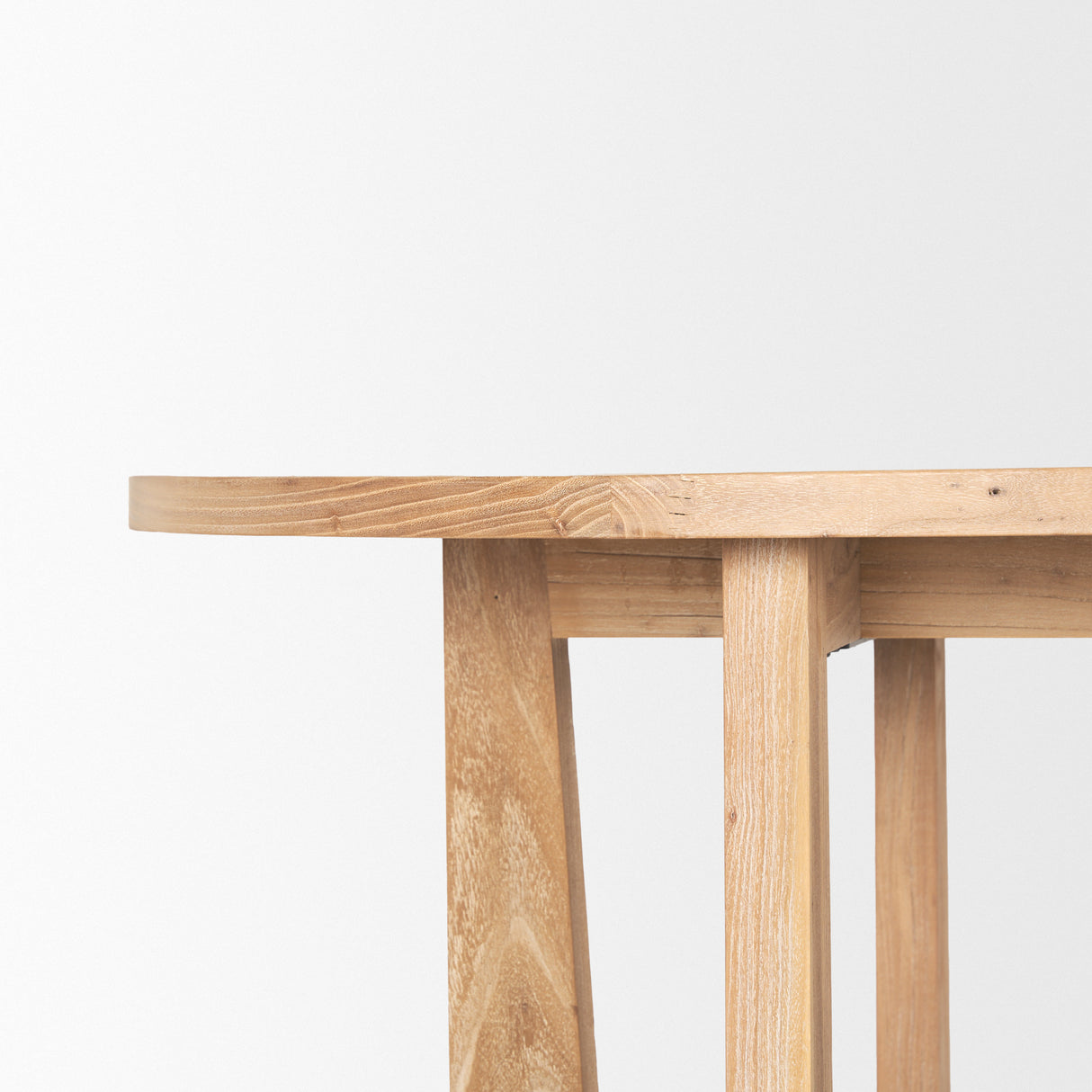 Taylin Light Brown Solid Wood Desk from Mercana - Luna Furniture