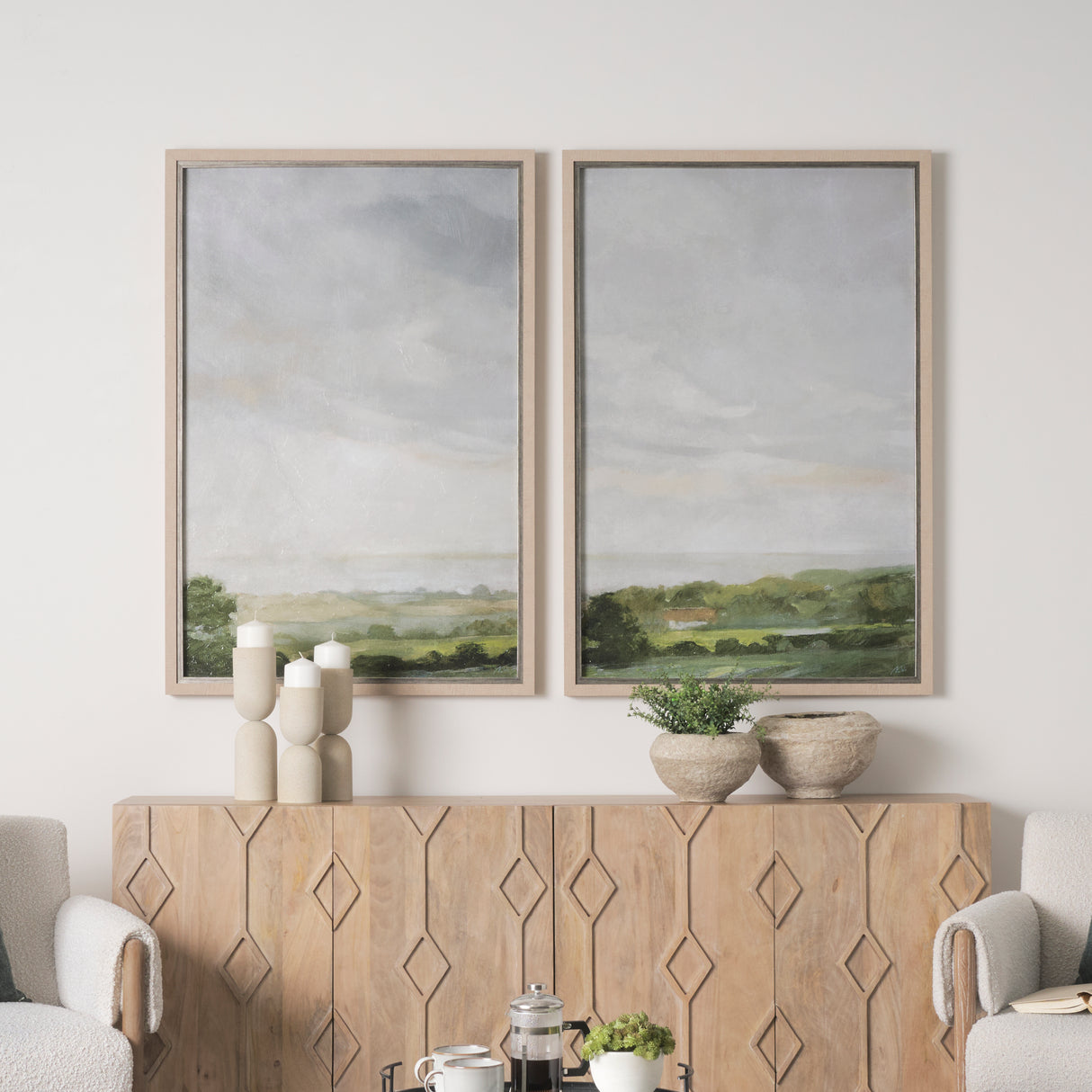 Soft Shadows II by Mercana Studio a Hand Embellished Textured Framed Art Print from Mercana - Luna Furniture