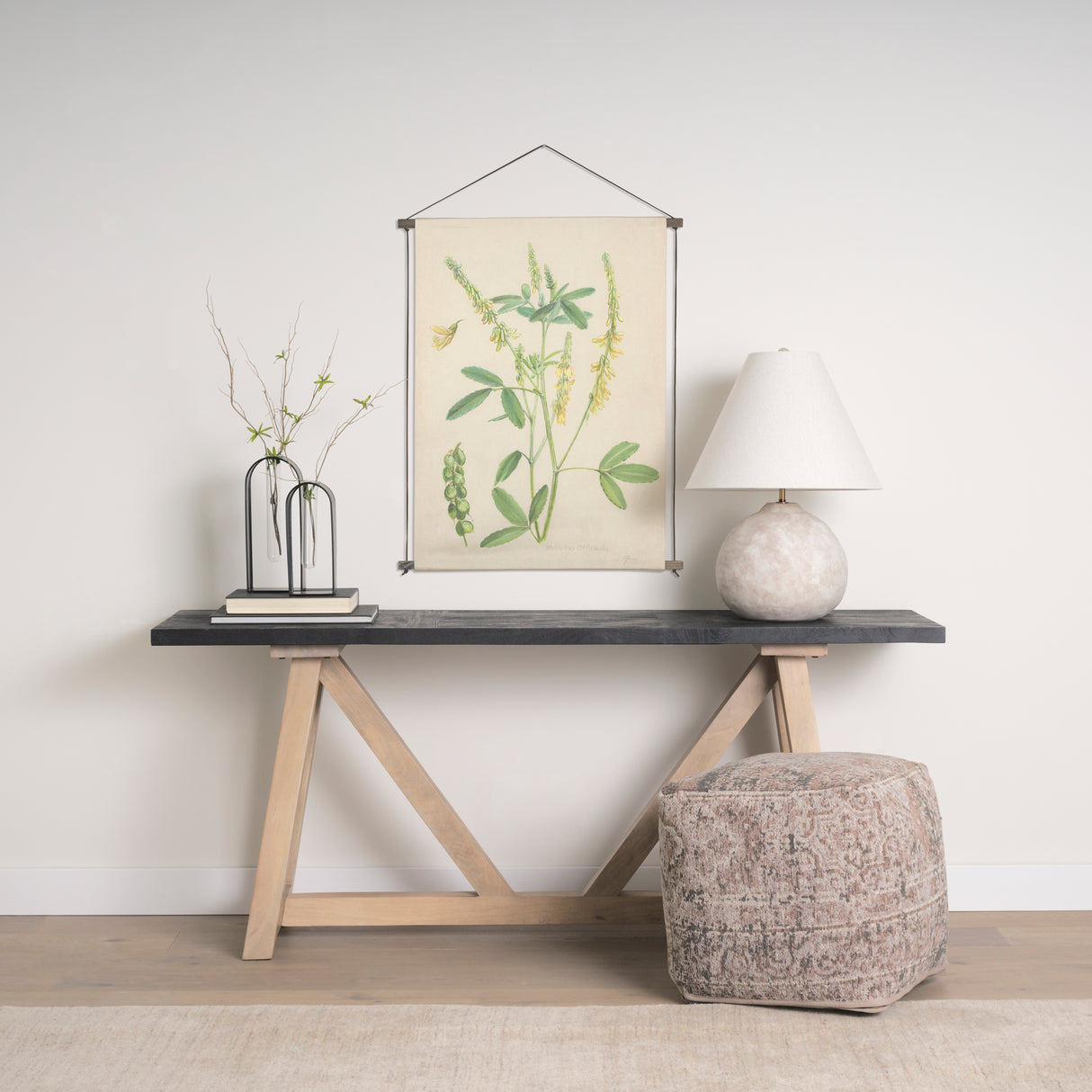 Botanical Study-Melilotus Officinalis by Mercana Studio a Hand Embelished Textured Framed Art Print from Mercana - Luna Furniture