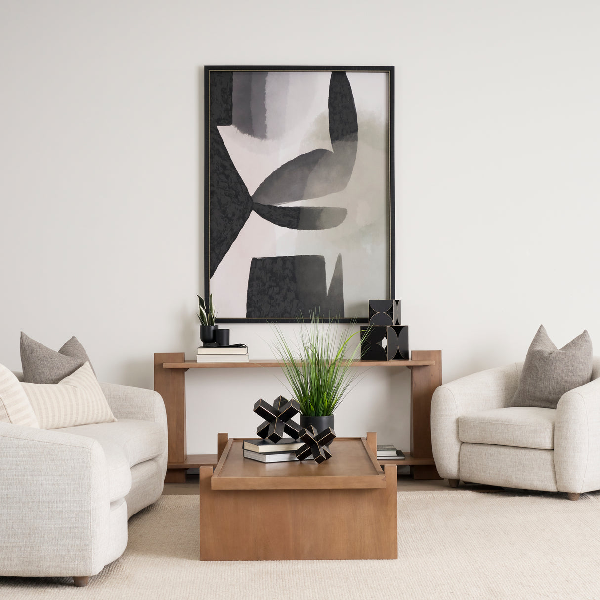 Eula Medium Brown Wood Console Table from Mercana - Luna Furniture