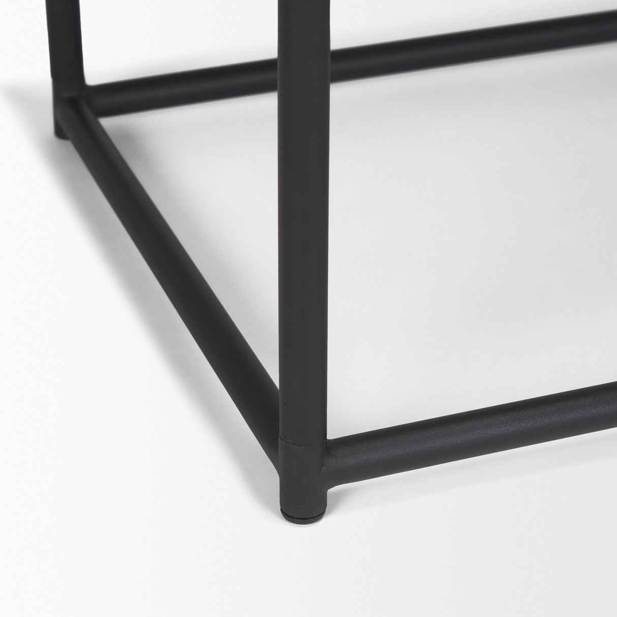 Taniel Light Brown Wood w/ Black Metal Stool from Mercana - Luna Furniture
