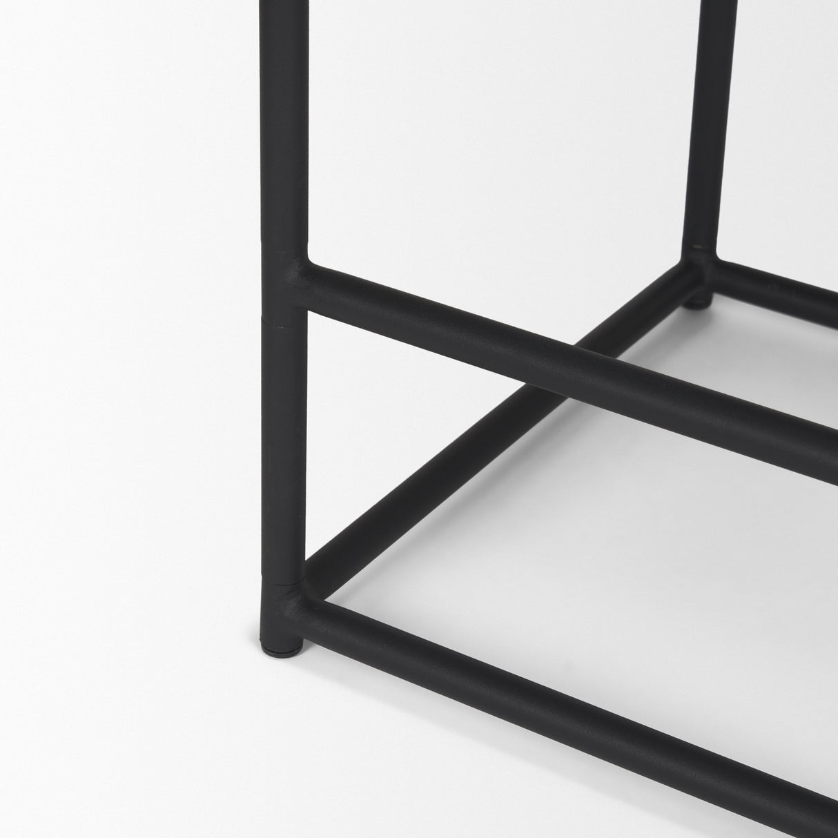 Taniel Textured Black Wood w/ Black Metal Counter Stool from Mercana - Luna Furniture
