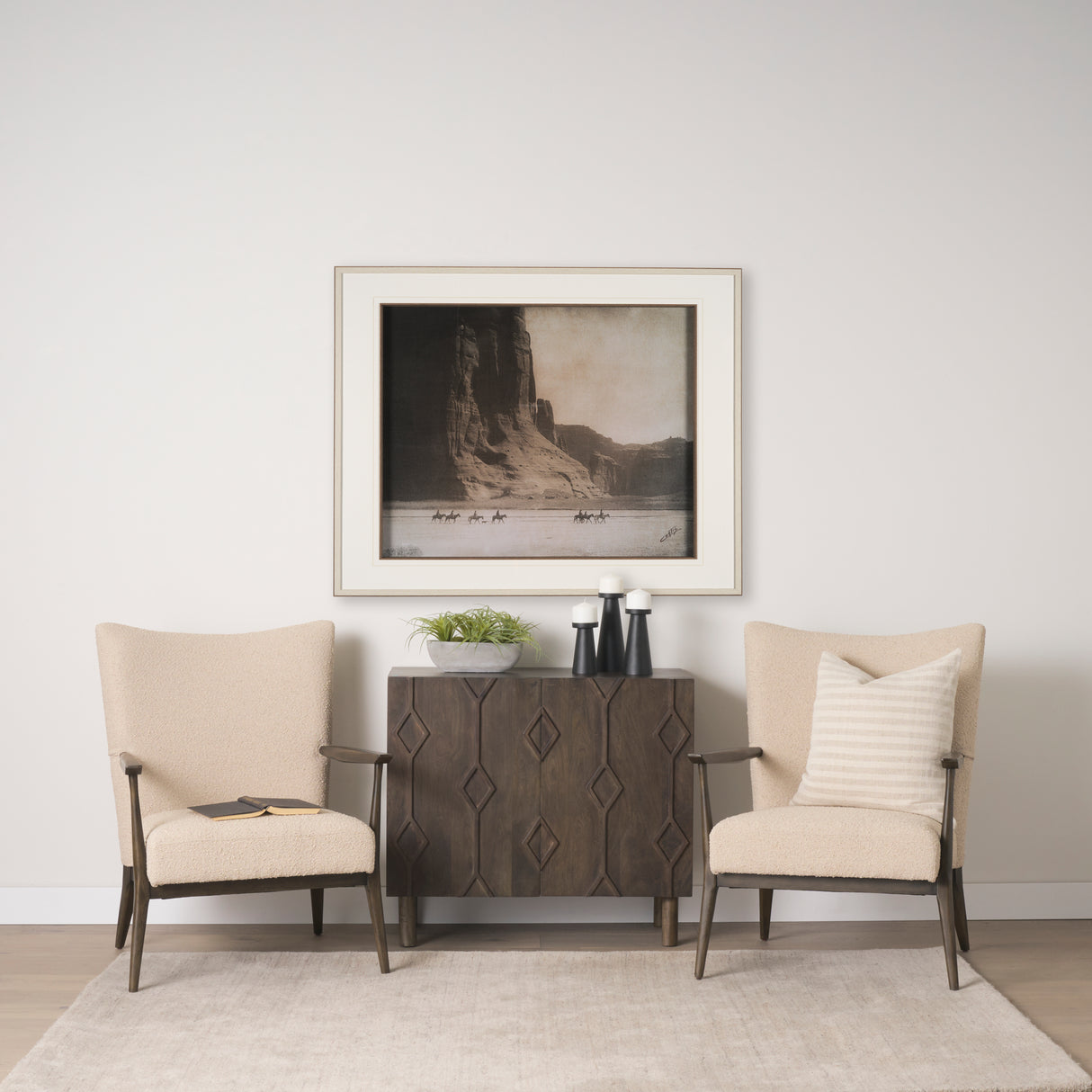 Argent Beige Boucle Accent Chair from Mercana - Luna Furniture