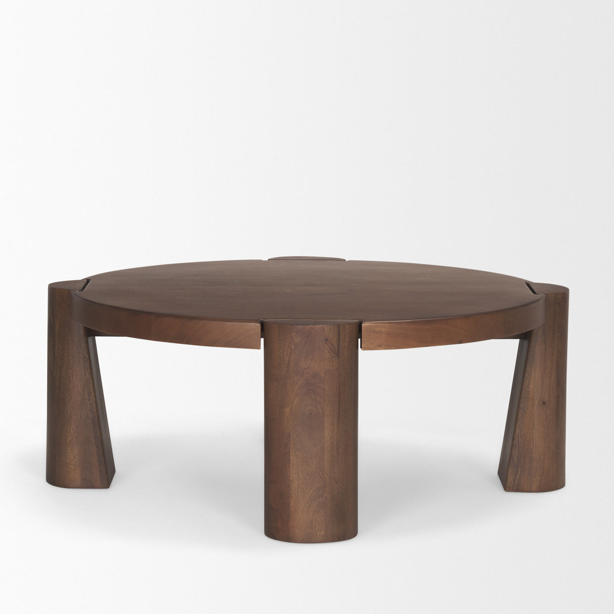 Tammar Round Wood w/ Tapered Legs Coffee Table from Mercana - Luna Furniture