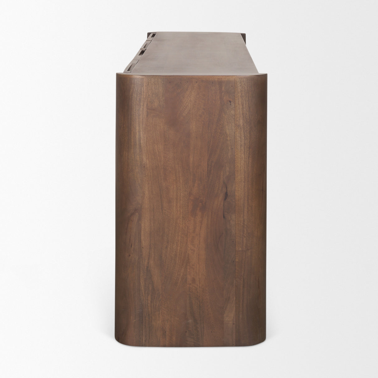 Tammar Brown Wood 4-Door Sideboard from Mercana - Luna Furniture