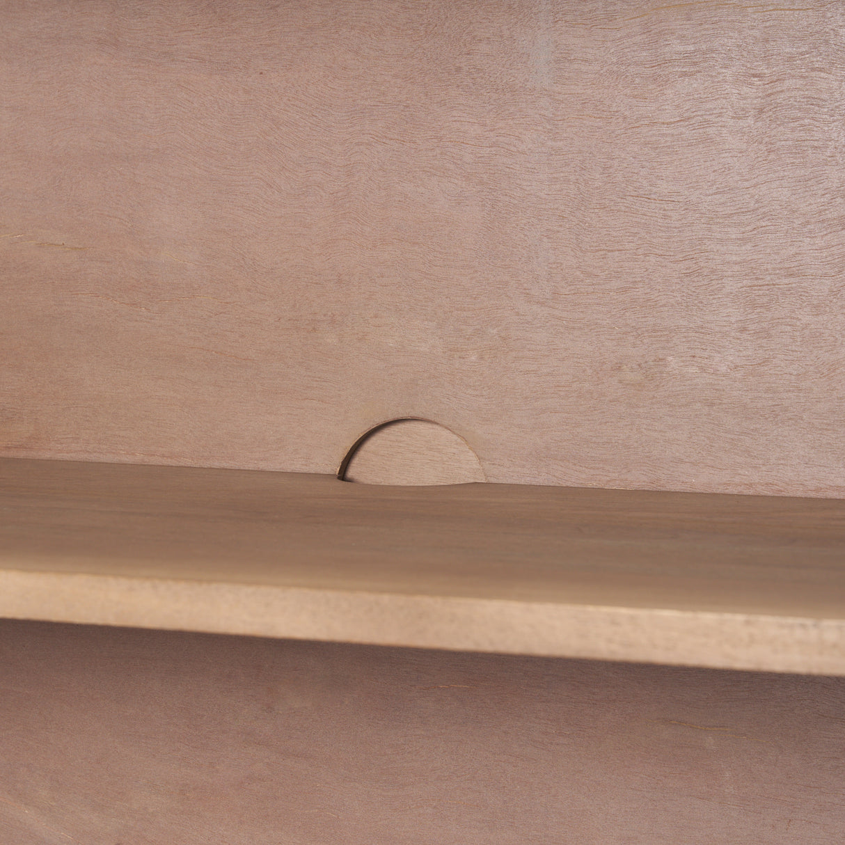Sorina Reverse Fluted Light Brown Wood Accent Cabinet from Mercana - Luna Furniture