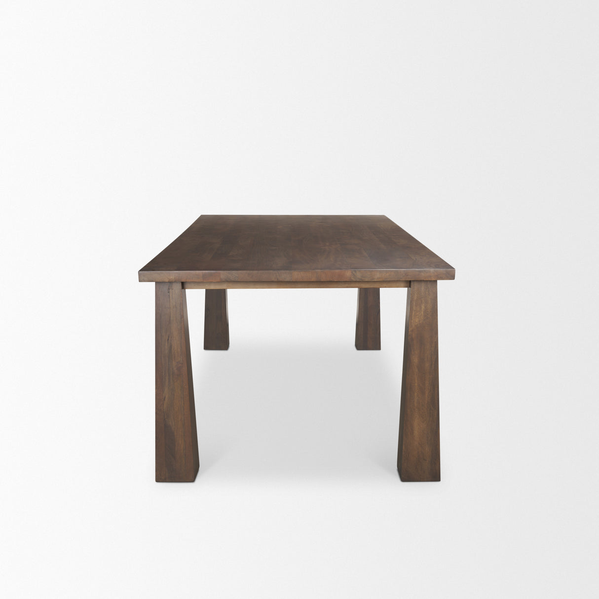 Wolcott Rectangular Dark Brown Solid Wood Dining Table from Mercana - Luna Furniture