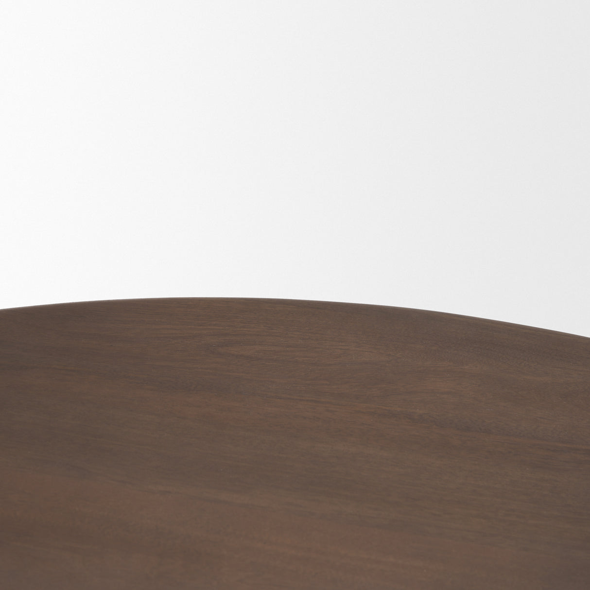 Shima Round Dark Brown Wood W/Arched Legs Coffee Table from Mercana - Luna Furniture