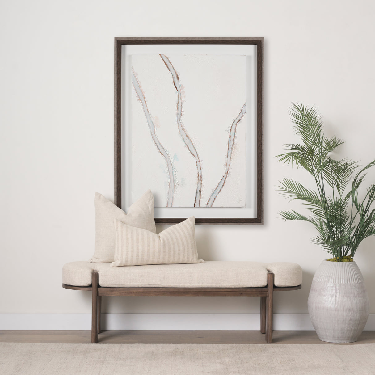 Blue Williow II by Studio M a Framed handmade Original Artwork from Mercana - Luna Furniture