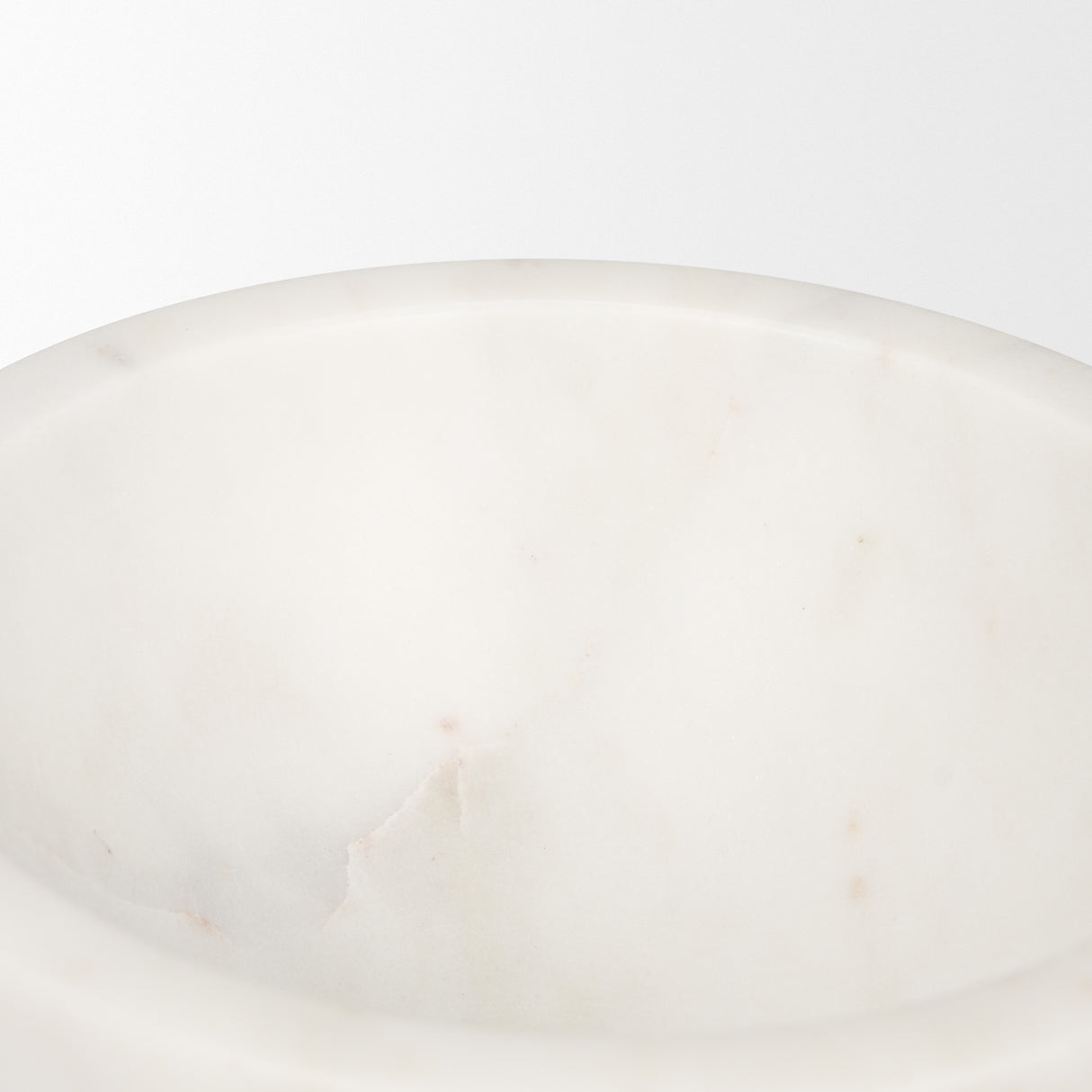 Katora Small Premium Solid White Marble Bowl from Mercana - Luna Furniture