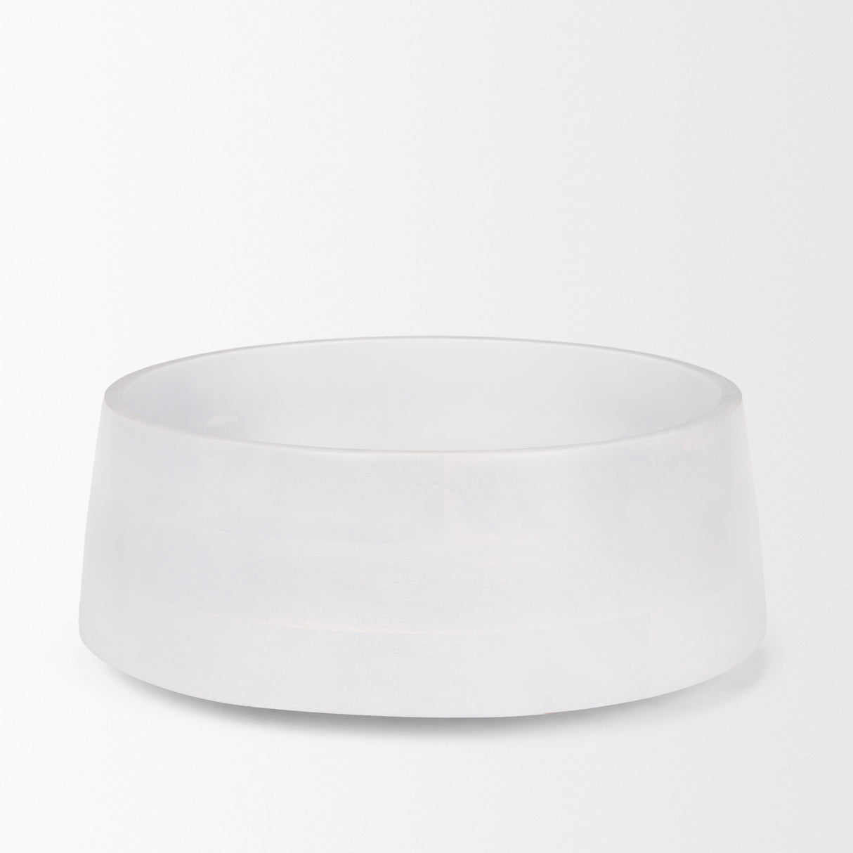 Kadara White Washed Solid Wood Decorative Bowl from Mercana - Luna Furniture