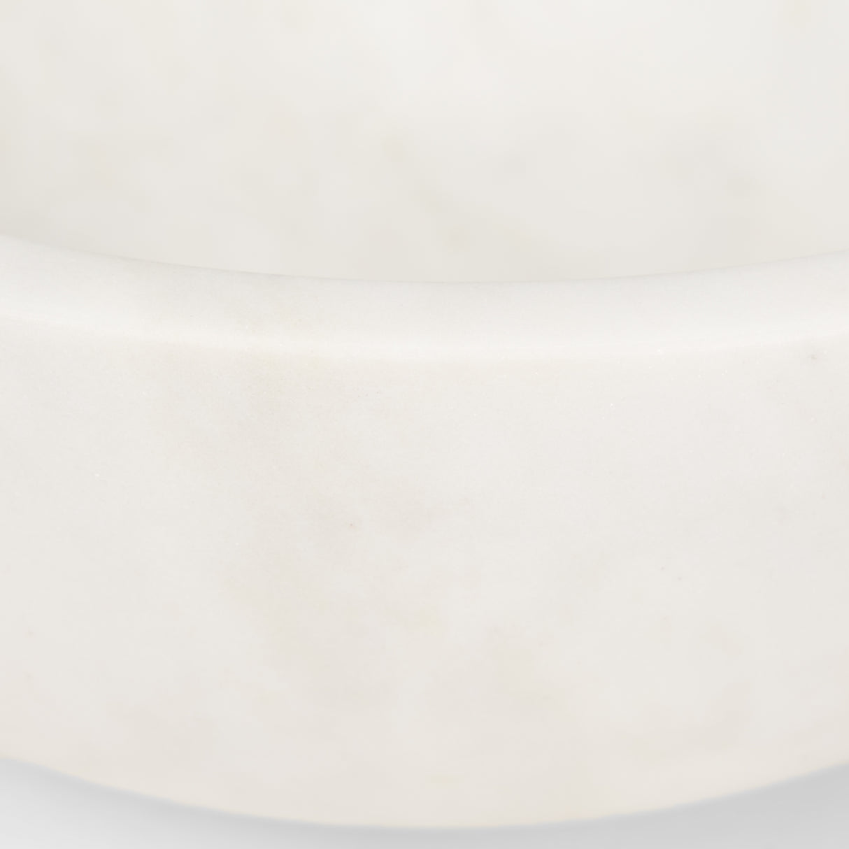 Katora Large Premium Solid White Marble Bowl from Mercana - Luna Furniture