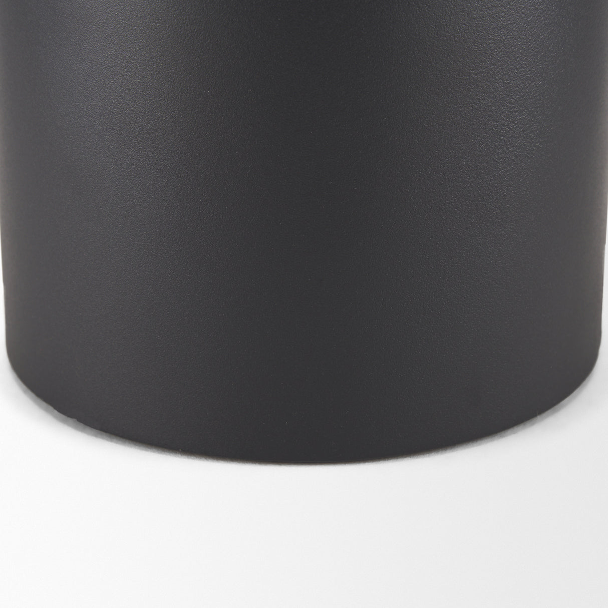 Tosca Small Matte Black Metal Vase from Mercana - Luna Furniture