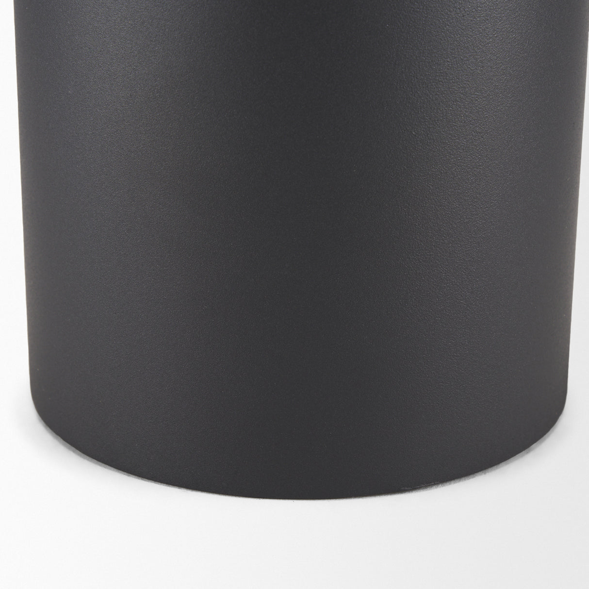 Tosca Tall Matte Black Metal Vase from Mercana - Luna Furniture