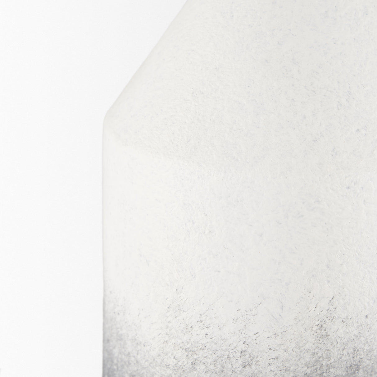 Townley Small White w/ Black Ombre Metal Vase from Mercana - Luna Furniture