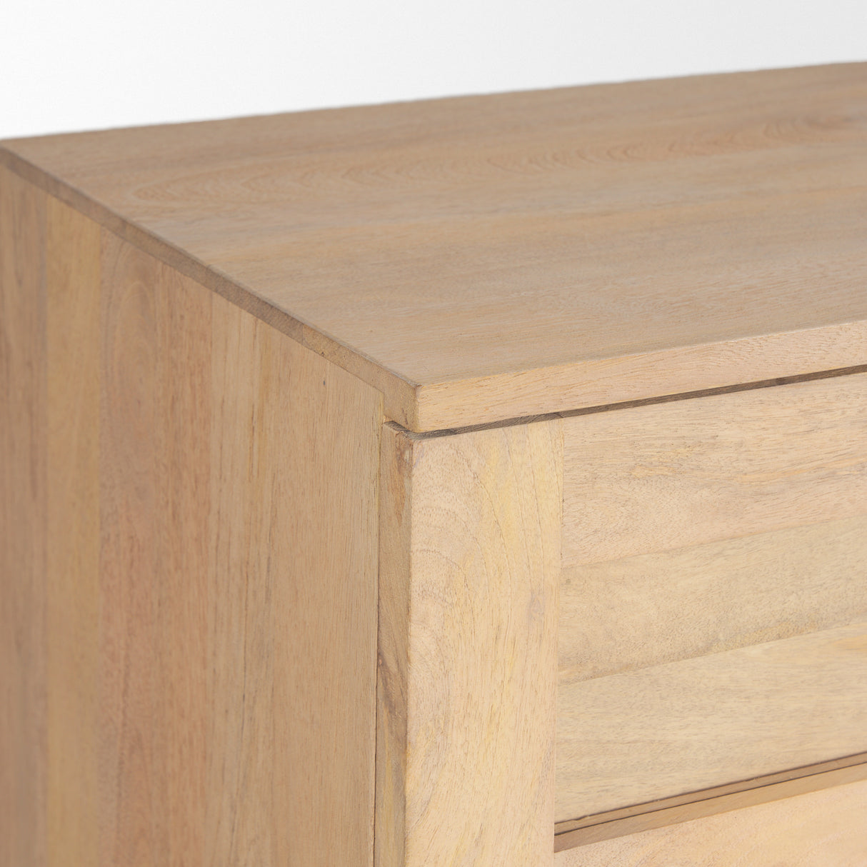 Suri Light Brown Wood w/ Glass Doors Sideboard from Mercana - Luna Furniture