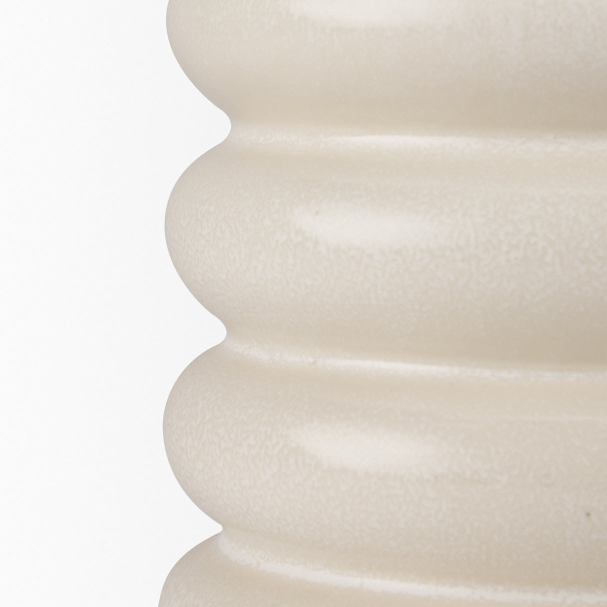 Twyla Tall Cream Glazed Ring Pot from Mercana - Luna Furniture