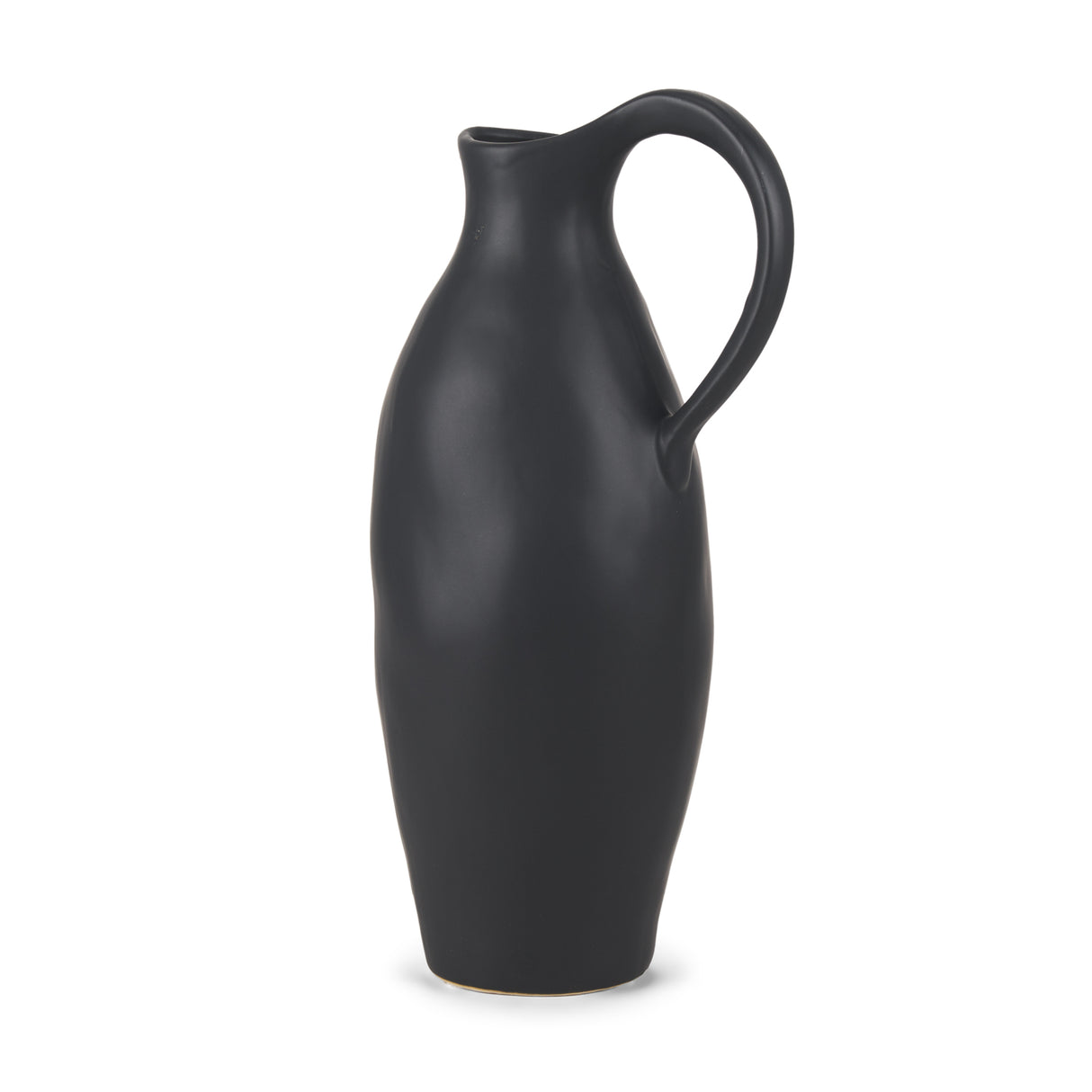 Valora Matte Black Ceramic Jug from Mercana - Luna Furniture