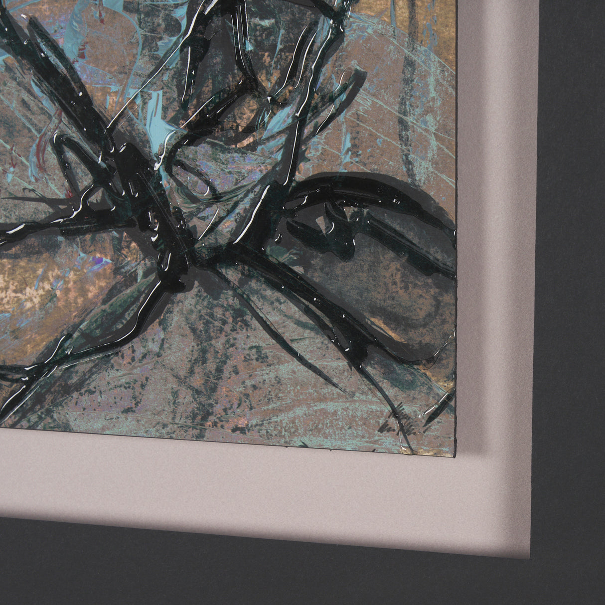 Passtime IV by Mercana Studio a Hand Embelished Textured Framed Art Print Matted under Glass from Mercana - Luna Furniture