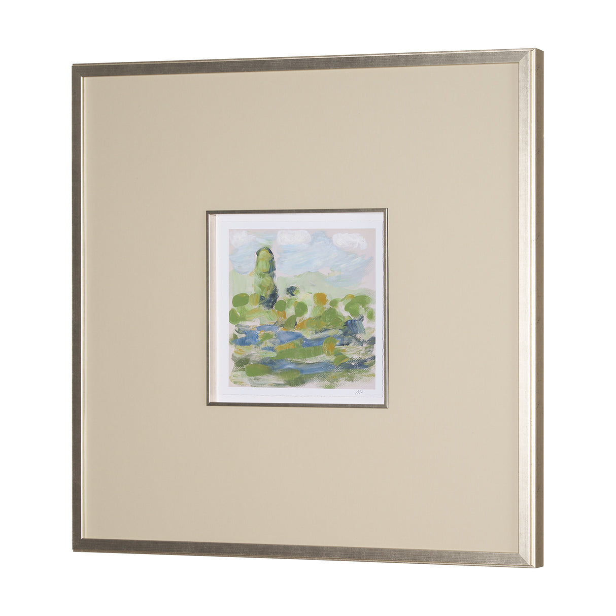 Vibrant View III by Mercana Studio a Hand Embelished Textured Framed Art Print Matted under Glass from Mercana - Luna Furniture