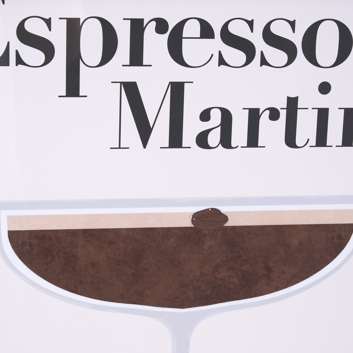 Espresso Martini by Mercana Studio a Hand Embelished Textured Framed Art Print Matted under Glass from Mercana - Luna Furniture