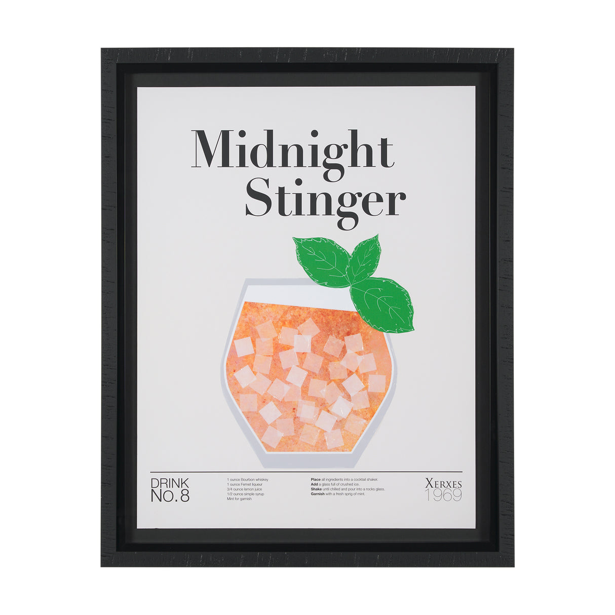Midnight Stinger by Mercana Studio a Hand Embelished Textured Framed Art Print Matted under Glass from Mercana - Luna Furniture