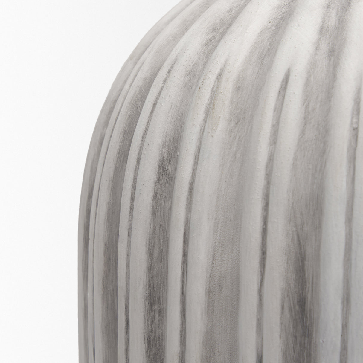 Ummi Tall Off White w/ Gray Antiquing Ceramic Vase from Mercana - Luna Furniture