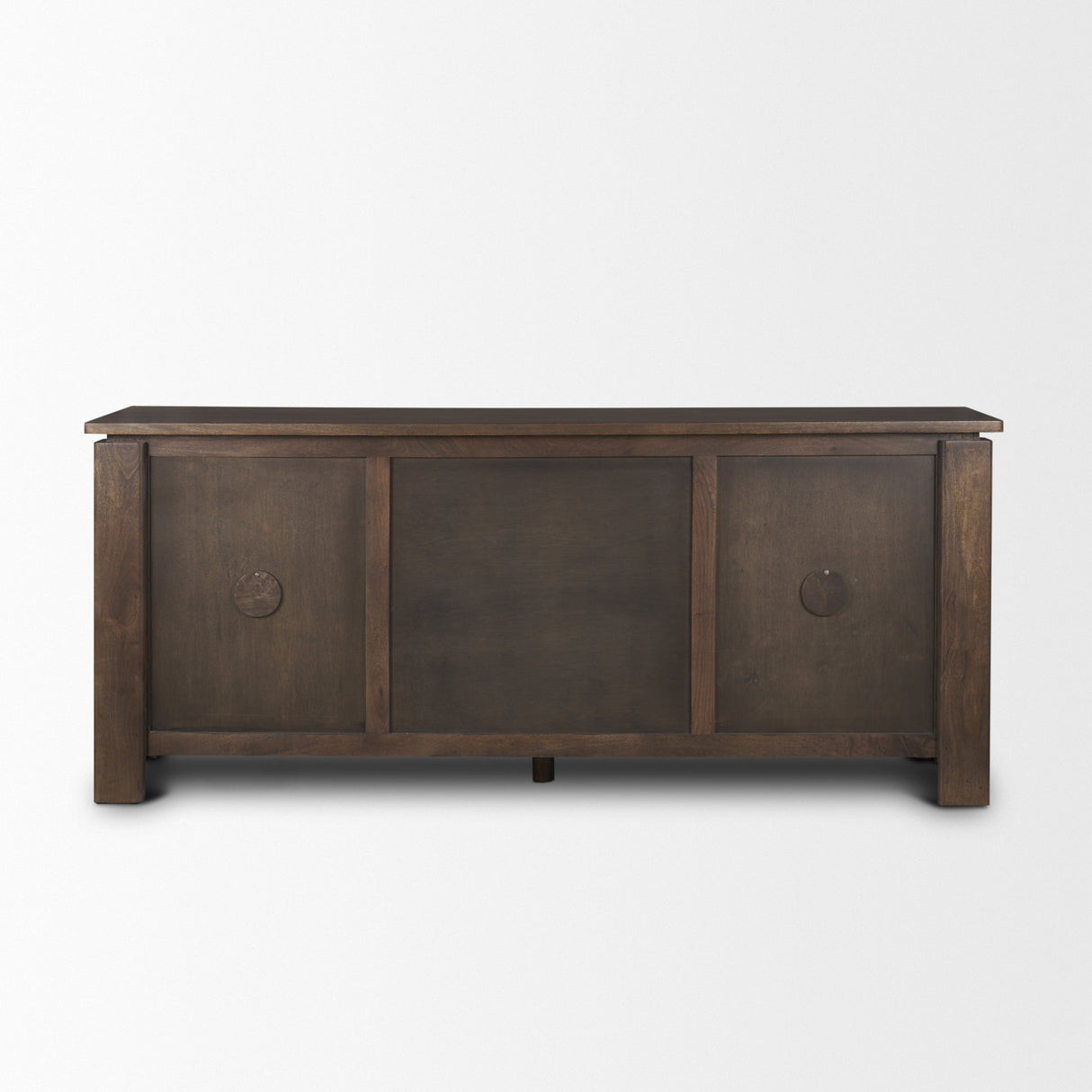 Wallen 2 Door Solid Dark Brown Wood w/ 3 Drawers Sideboard from Mercana - Luna Furniture
