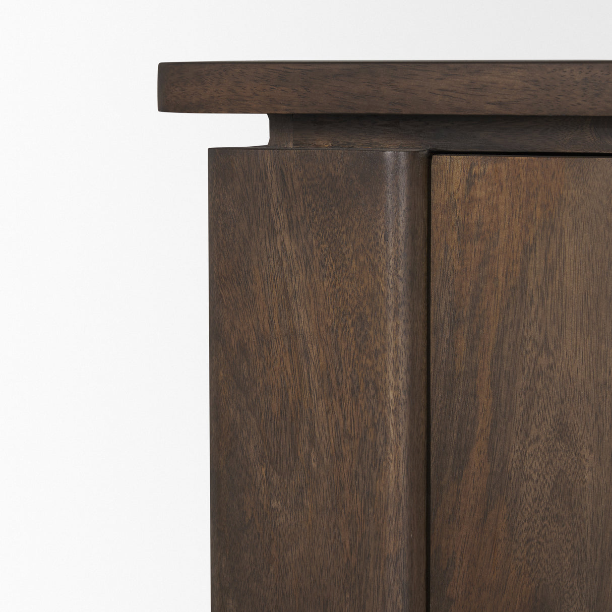 Wallen 2 Door Solid Dark Brown Wood w/ 3 Drawers Sideboard from Mercana - Luna Furniture