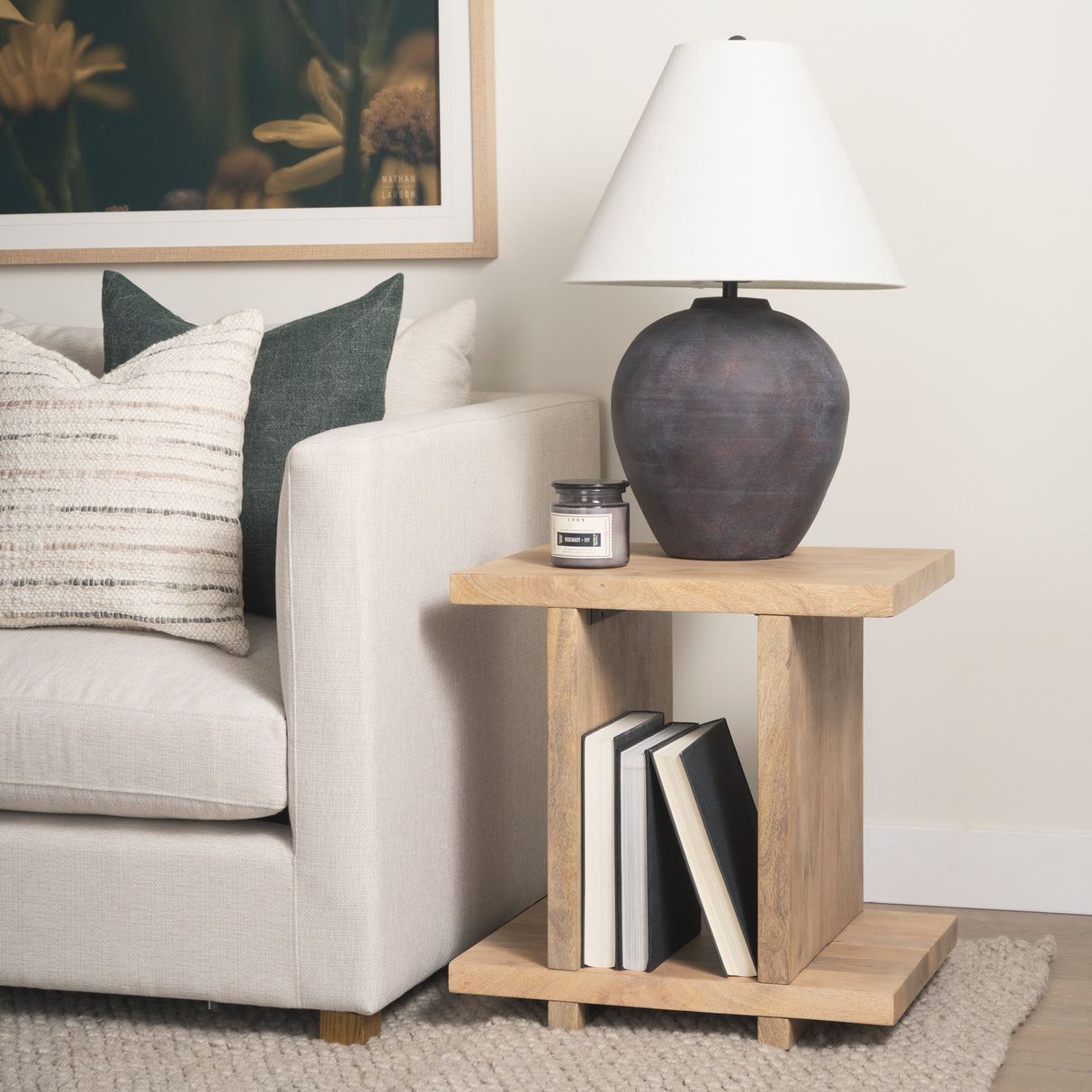 Nohr Light Brown Accent Table from Mercana - Luna Furniture