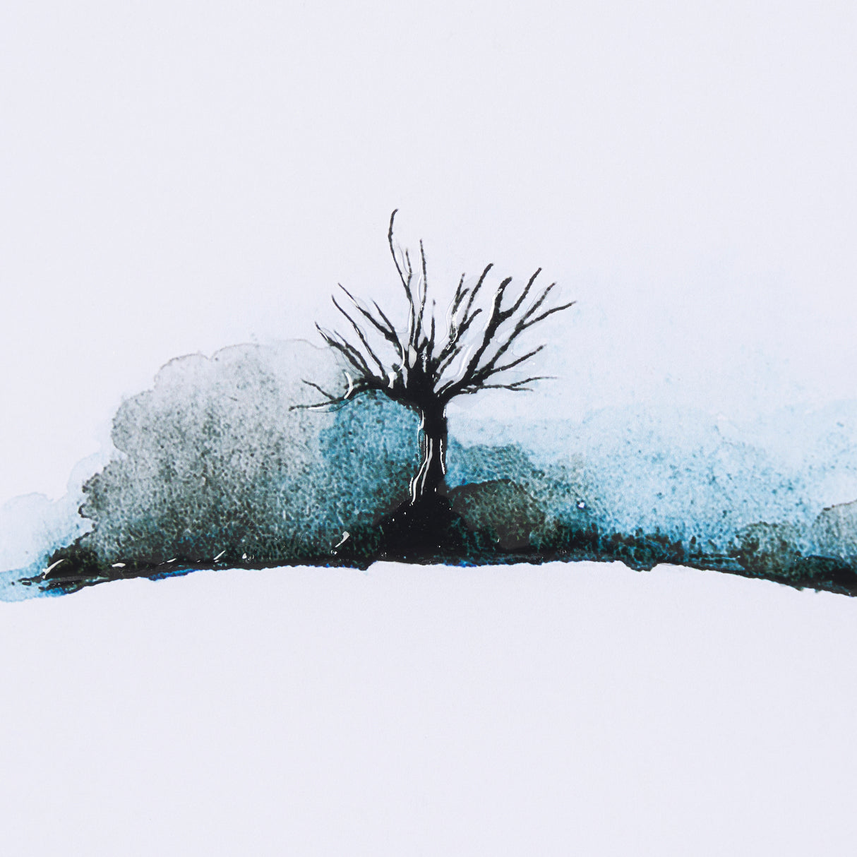 Morning Blue I by Mercana Studio a Framed Art Print from Mercana - Luna Furniture