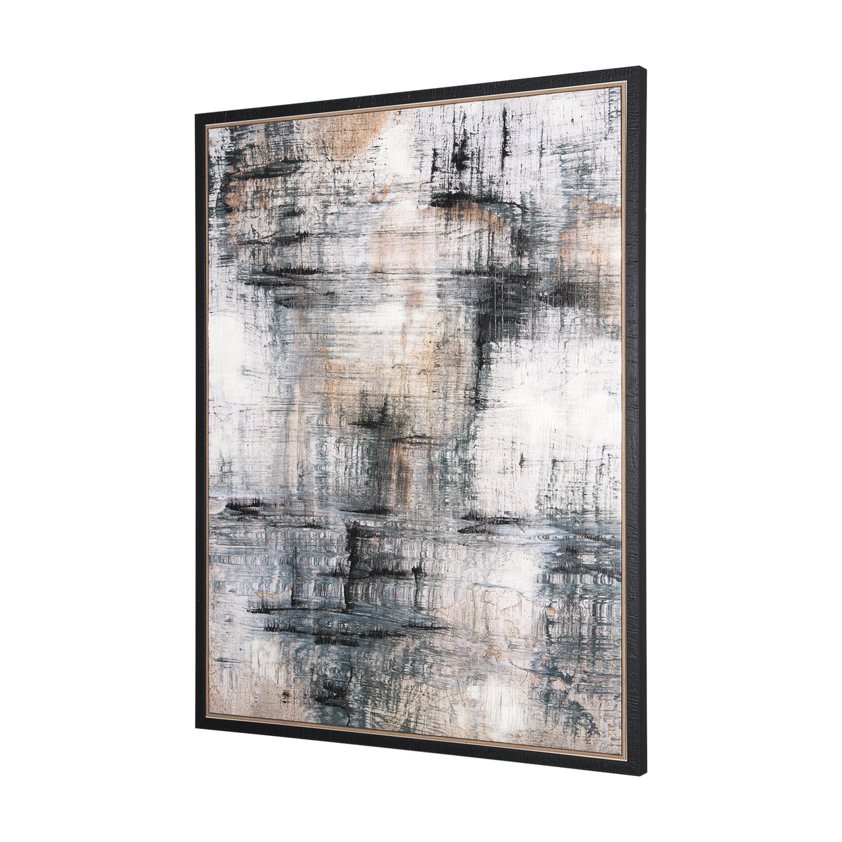 Merge Framed Canvas by Morgan McLaren a Hand Embellished Textured Framed Canvas from Mercana - Luna Furniture
