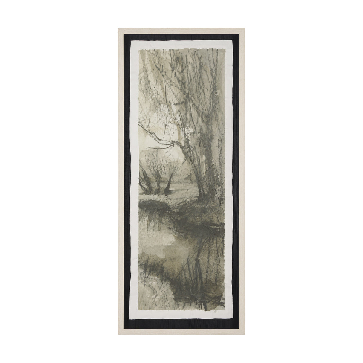 Beyond the Rain II by Mercana Studio a Hand Embellished Framed Art Print Matted under Glass from Mercana - Luna Furniture