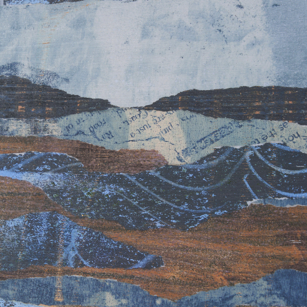Off In The Distance III by Mercana Studio a Hand Embellished Framed Art Print Matted under Glass from Mercana - Luna Furniture