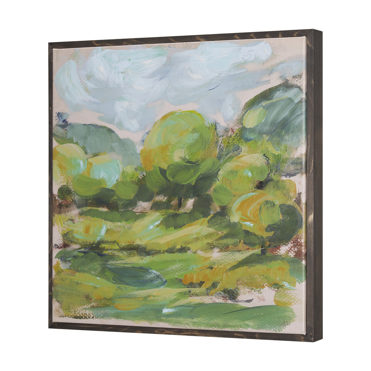 Vibrant View I by Mercana Studio a Hand Embellished Textured Canvas from Mercana - Luna Furniture