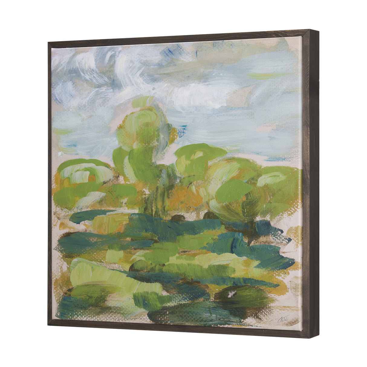 Vibrant View II by Mercana Studio a Hand Embellished Textured Canvas from Mercana - Luna Furniture