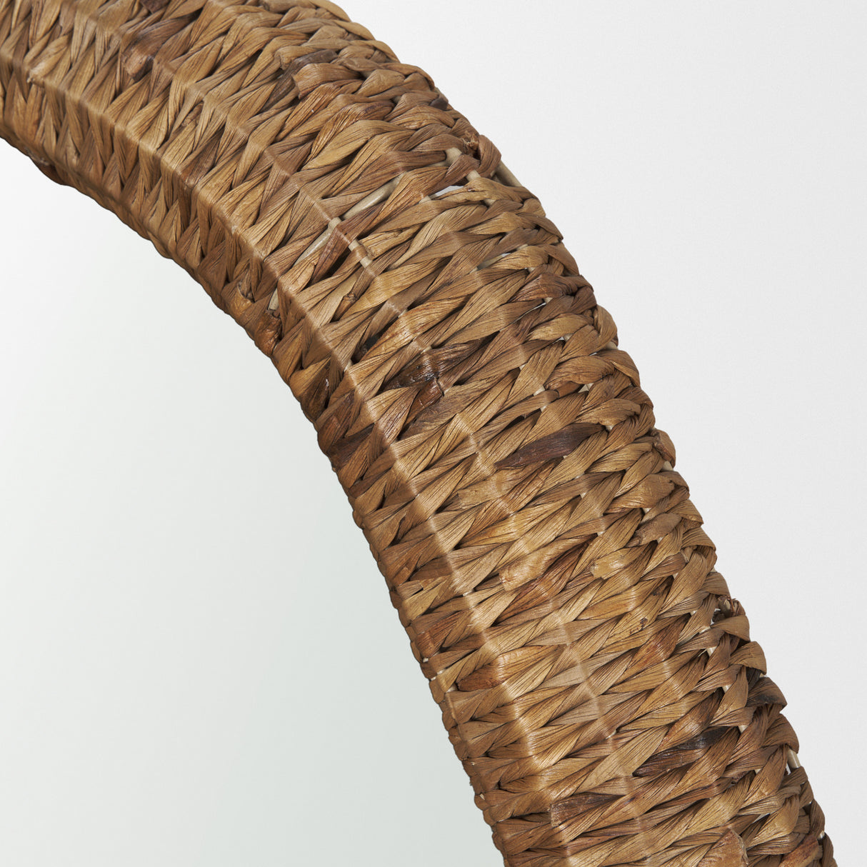Warrick 36" Woven Water Hyacinth Mirror from Mercana - Luna Furniture