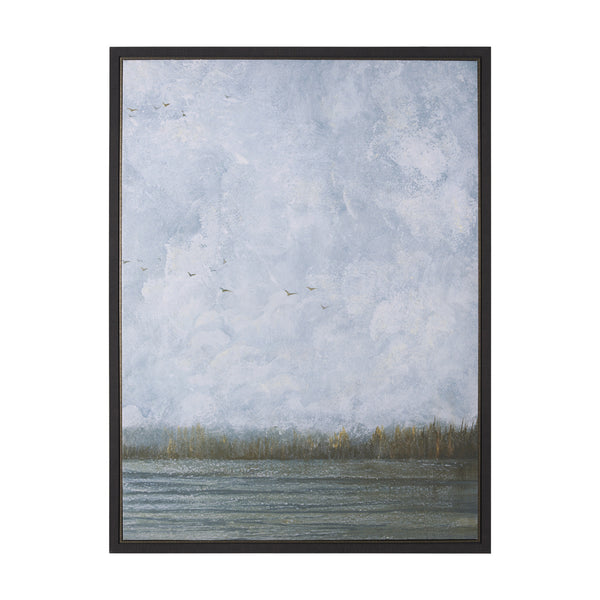 Spring is Coming II by Mercana Studio a Hand Embellished Textured Framed Canvas