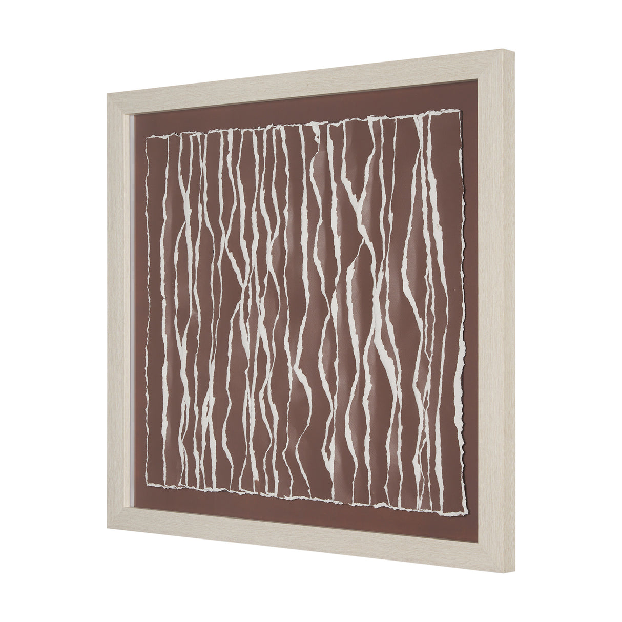 Tattered Waves I by Studio M a handmade Original Framed 3D Textured Artwork under Glass from Mercana - Luna Furniture
