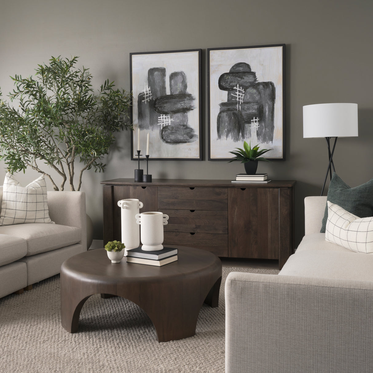 Semblance I by Mercana Studio a Hand Embellished Textured Framed Canvas from Mercana - Luna Furniture