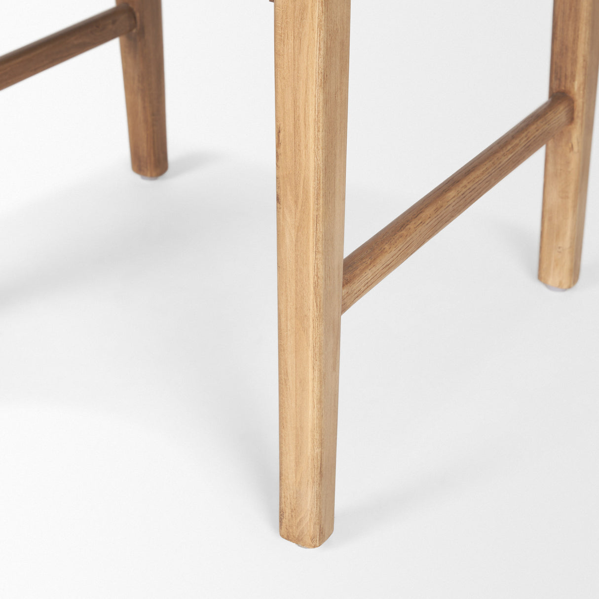 Shane Brown Wood w/ Woven Brown Leather Dining Armchair from Mercana - Luna Furniture