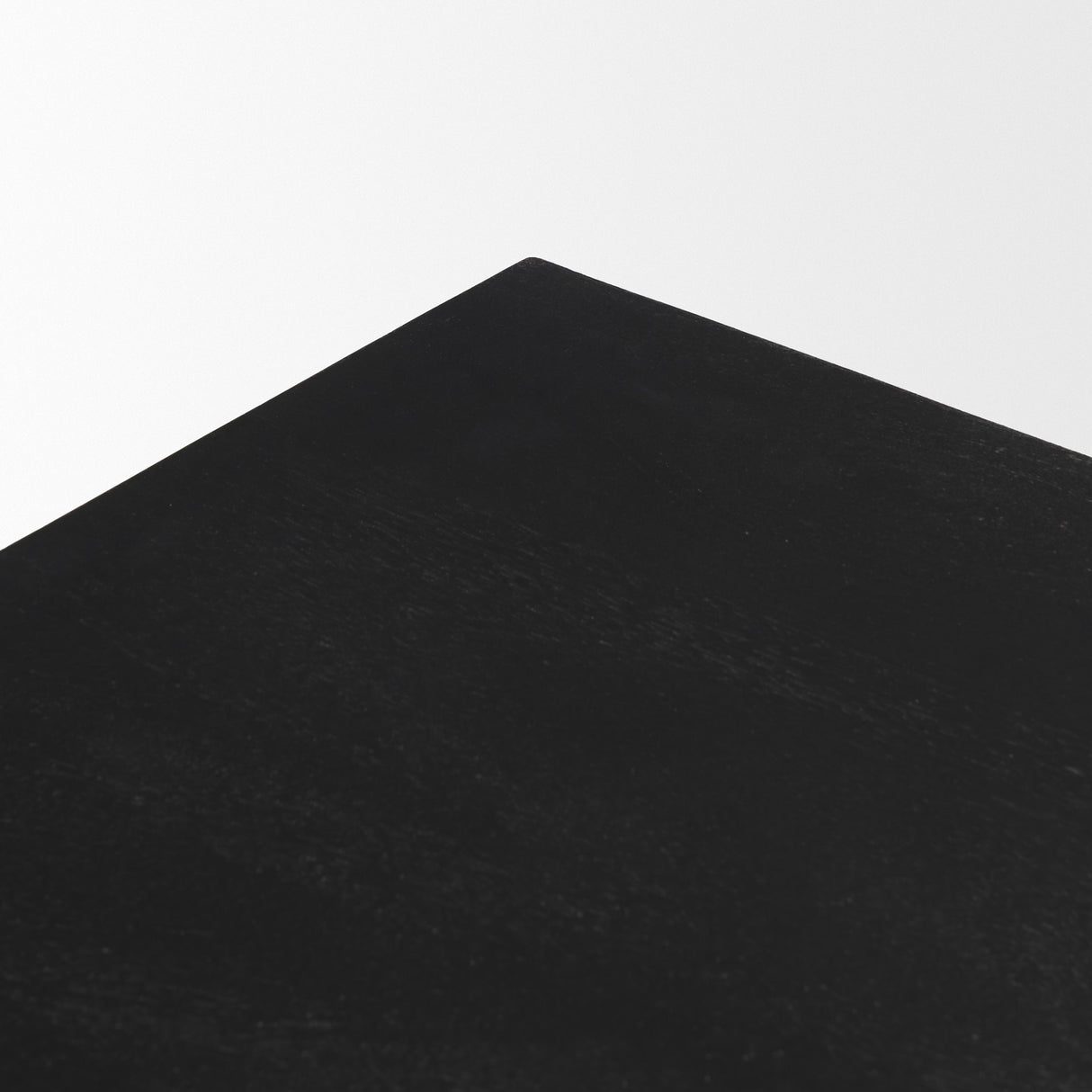 Tarro 84" Rectangular Textured Black Wood w/ Geometrical Base Dining Table from Mercana - Luna Furniture