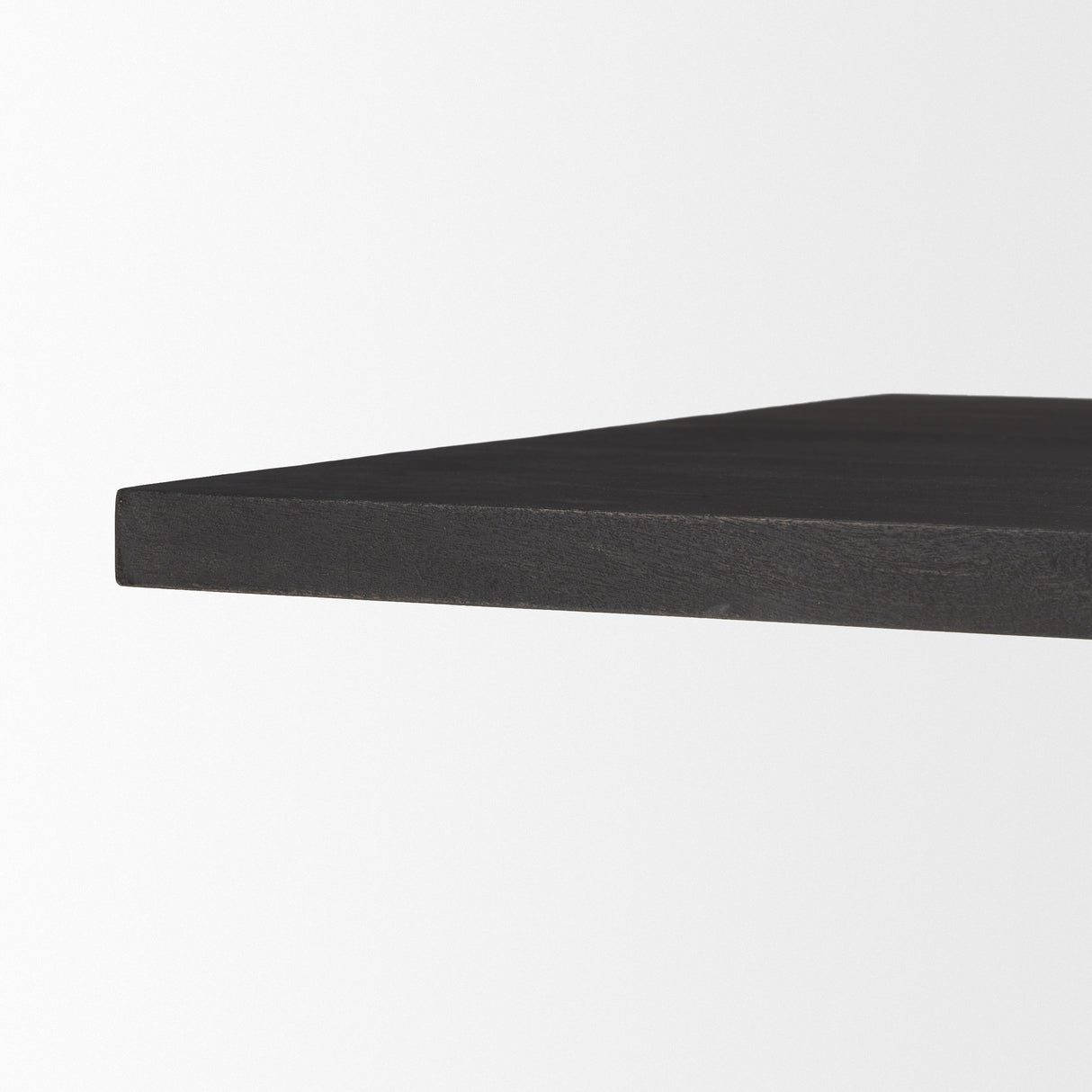 Tarro 84" Rectangular Textured Black Wood w/ Geometrical Base Dining Table from Mercana - Luna Furniture