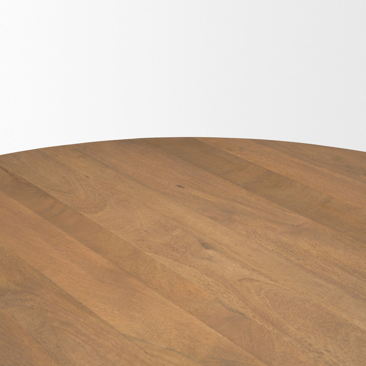 Swanson 60" Light Brown Wood Round Pedestal Dining Table from Mercana - Luna Furniture
