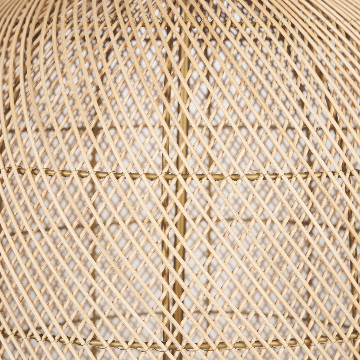 Thad 4-Light Natural Woven Rattan Foyer Chandelier from Mercana - Luna Furniture