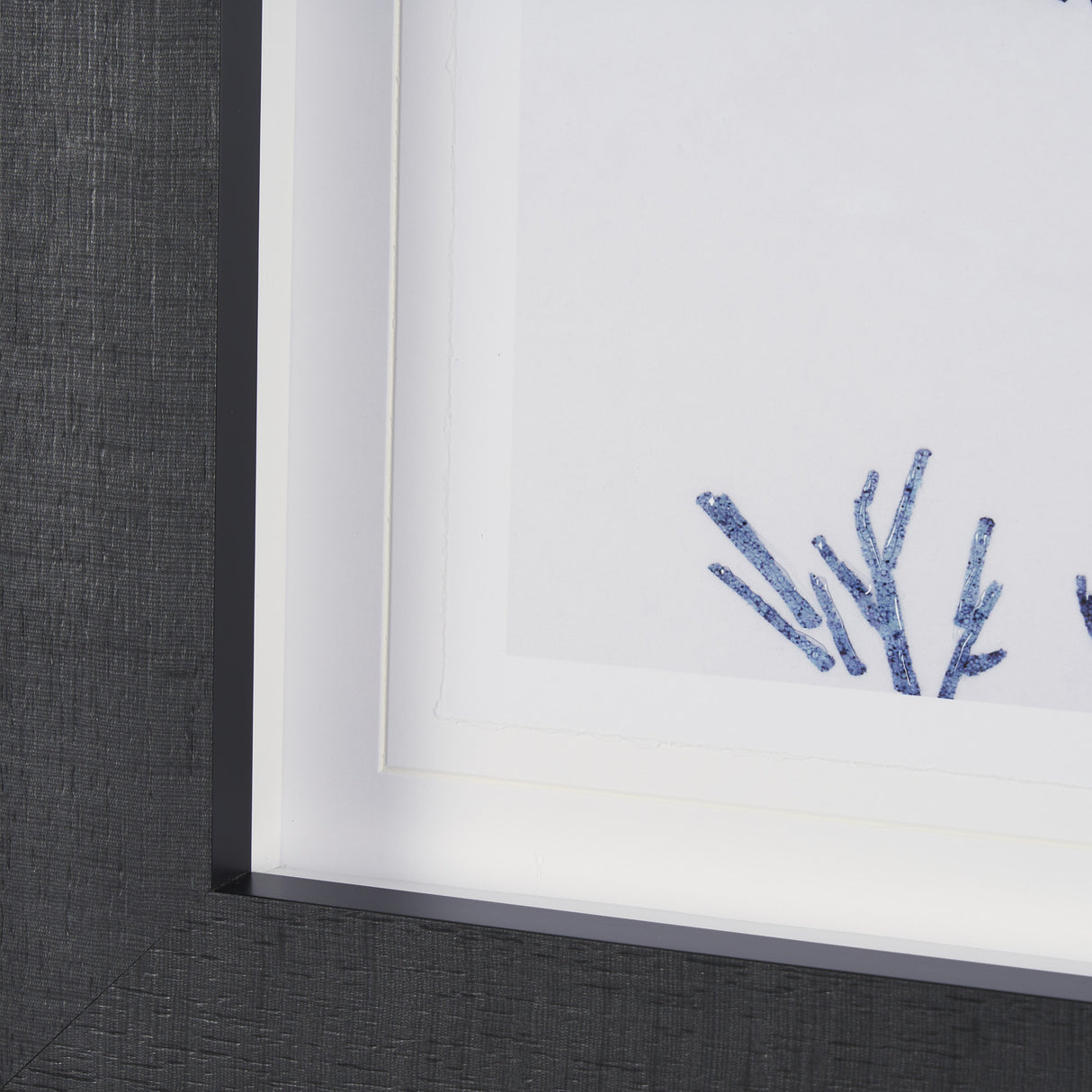 Evergreen Branches II by Mercana Studio a Hand Embellished Framed Art Print Matted under Glass from Mercana - Luna Furniture