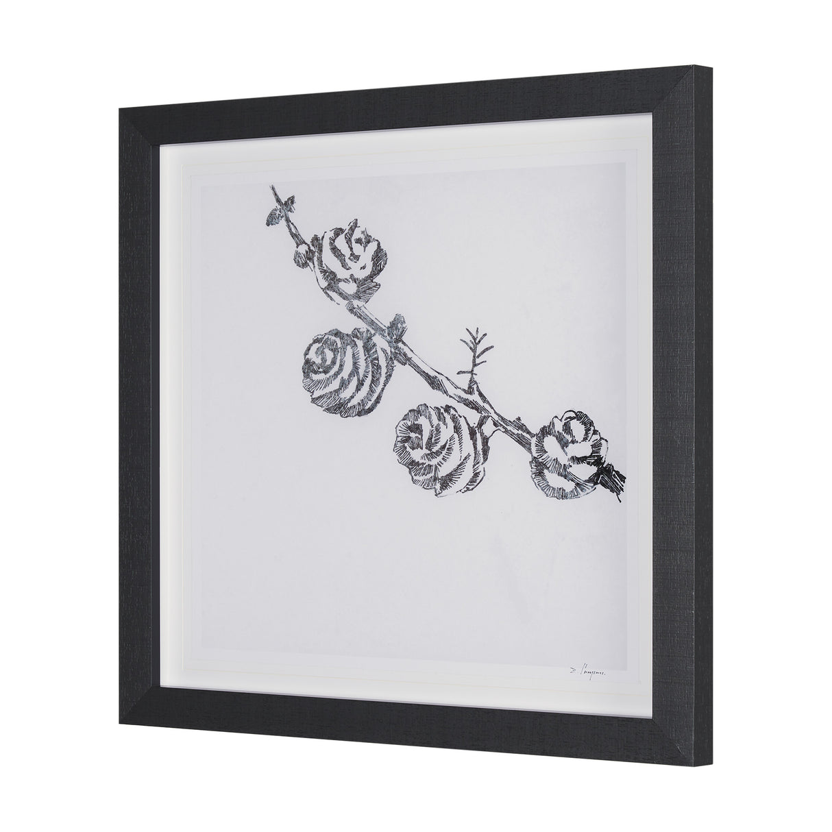 Evergreen Branches III by Mercana Studio a Hand Embellished Framed Art Print Matted under Glass from Mercana - Luna Furniture