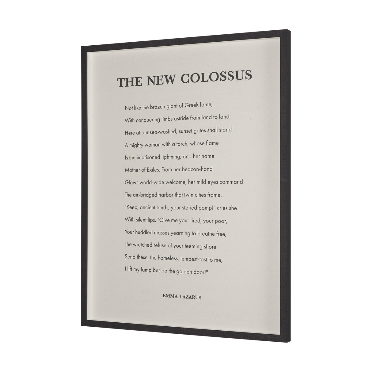 The New Colossus by Mercana Studio a Hand Embellished Framed Art Print Matted under Glass from Mercana - Luna Furniture