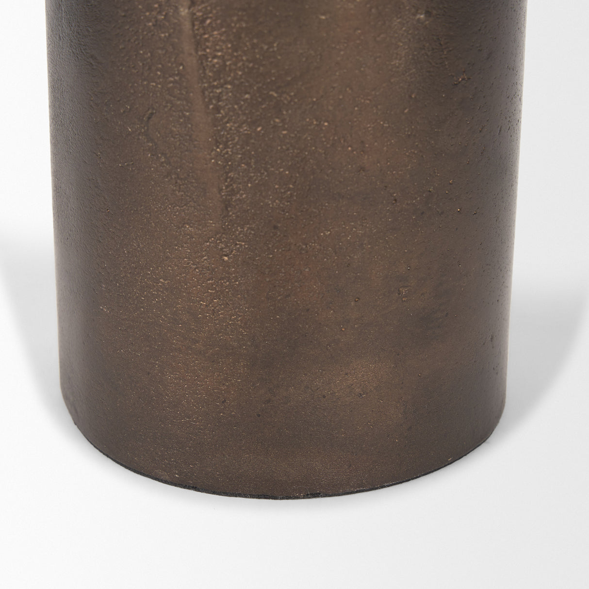 Petria Antiqued Gold Textured Metal Taper Candle Holders from Mercana - Luna Furniture